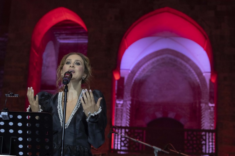 Gabriel Yared and Yasmina Joumblatt at Beiteddine Festival